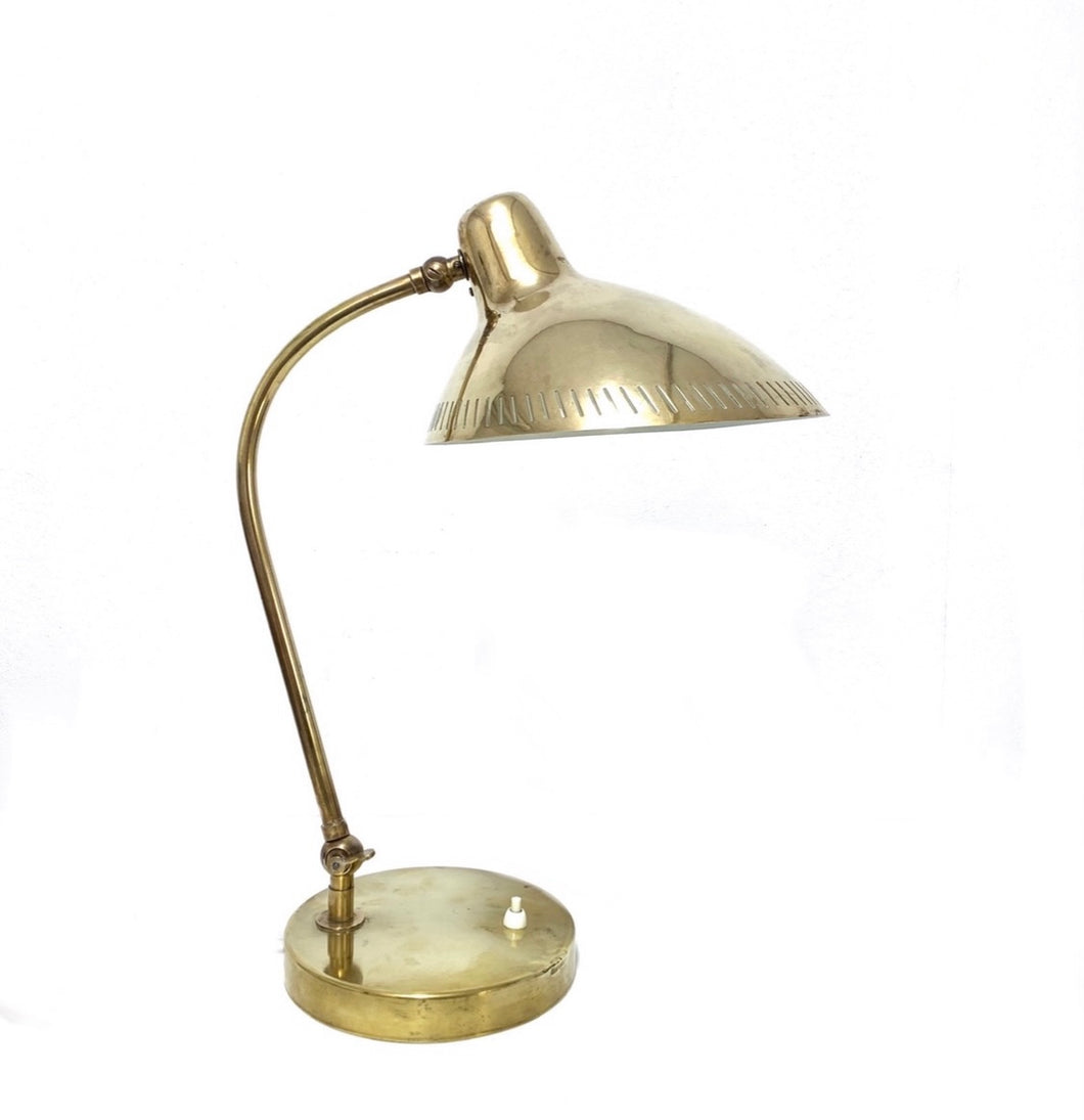RARE BRASS TABLE LAMP BY HARALD NOTINI FOR BÖHLMARKS